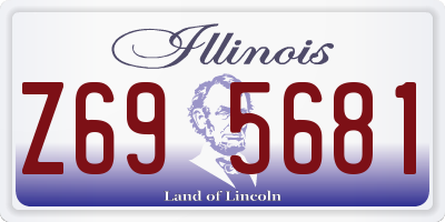 IL license plate Z695681