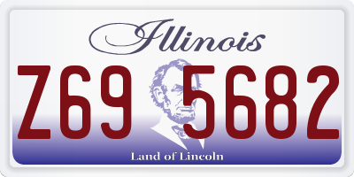 IL license plate Z695682