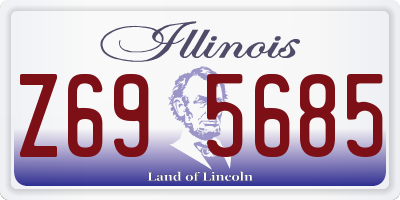 IL license plate Z695685