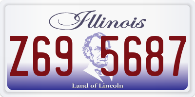 IL license plate Z695687