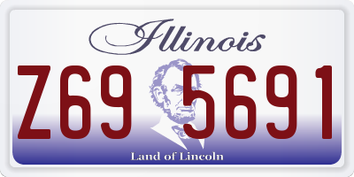 IL license plate Z695691