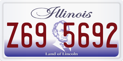 IL license plate Z695692