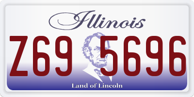 IL license plate Z695696