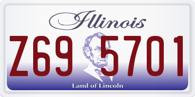 IL license plate Z695701