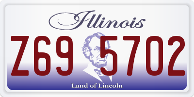 IL license plate Z695702