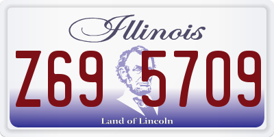 IL license plate Z695709