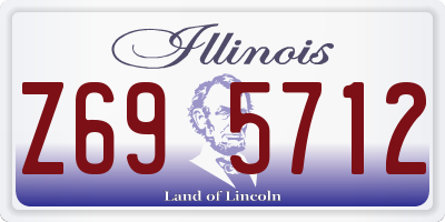 IL license plate Z695712