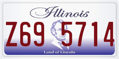 IL license plate Z695714