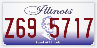 IL license plate Z695717