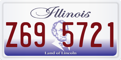 IL license plate Z695721