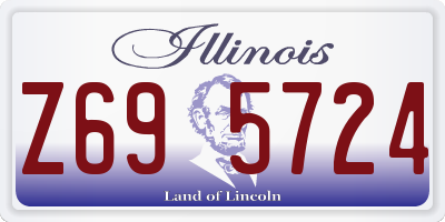 IL license plate Z695724