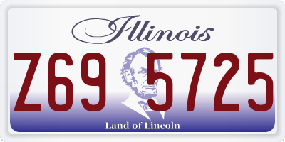 IL license plate Z695725