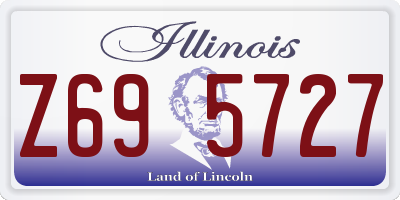 IL license plate Z695727