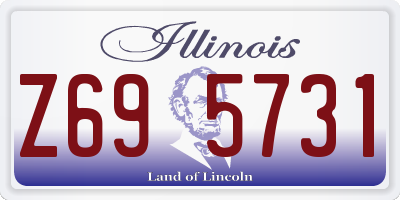 IL license plate Z695731