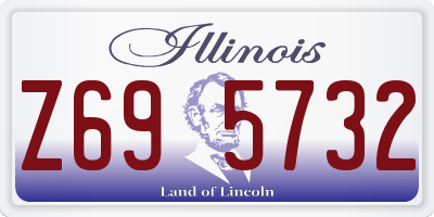 IL license plate Z695732