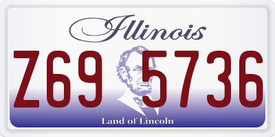 IL license plate Z695736