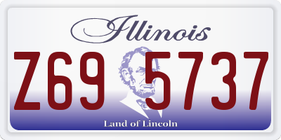 IL license plate Z695737