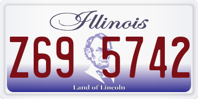 IL license plate Z695742