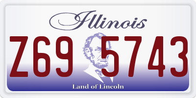 IL license plate Z695743