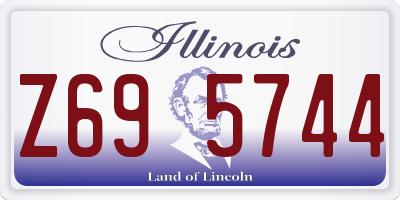 IL license plate Z695744
