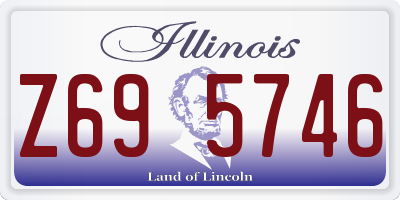IL license plate Z695746