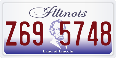 IL license plate Z695748