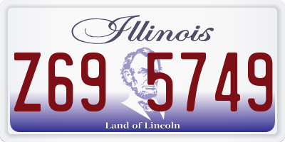IL license plate Z695749