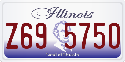 IL license plate Z695750