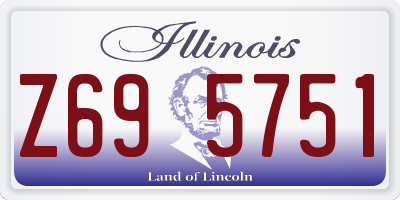 IL license plate Z695751