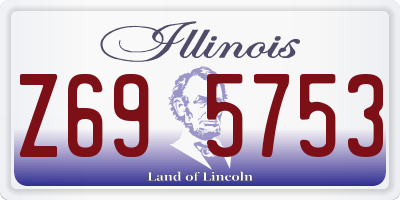 IL license plate Z695753