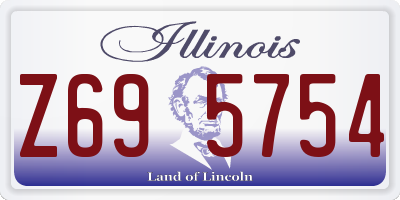 IL license plate Z695754