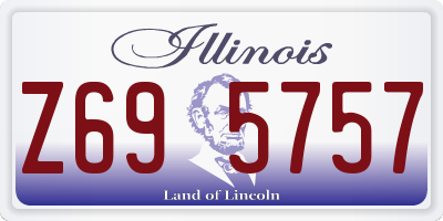 IL license plate Z695757