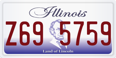 IL license plate Z695759