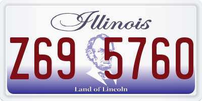 IL license plate Z695760