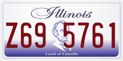 IL license plate Z695761