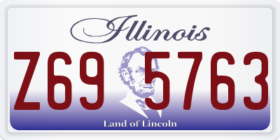 IL license plate Z695763