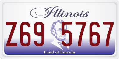 IL license plate Z695767