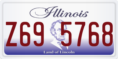 IL license plate Z695768