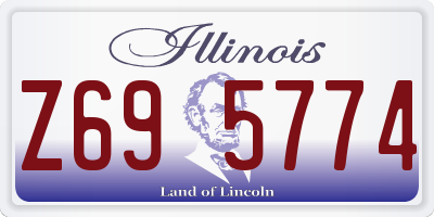 IL license plate Z695774