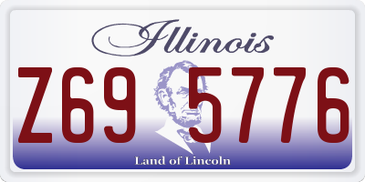 IL license plate Z695776