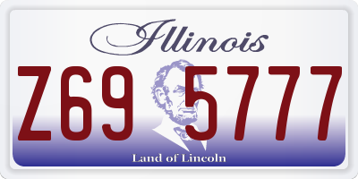 IL license plate Z695777