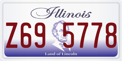 IL license plate Z695778