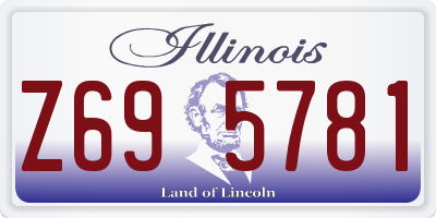 IL license plate Z695781