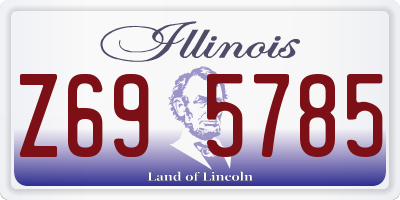 IL license plate Z695785