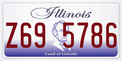 IL license plate Z695786