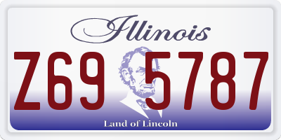 IL license plate Z695787