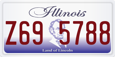 IL license plate Z695788