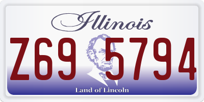 IL license plate Z695794