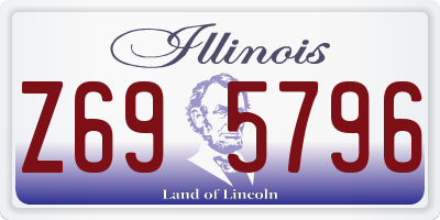 IL license plate Z695796