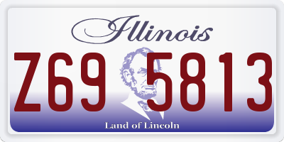 IL license plate Z695813